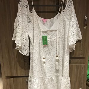Lilly Pulitzer Alanna Dress white lace